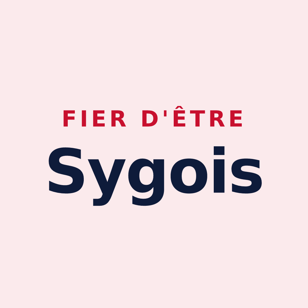 Magnet « Fier d'être Sygois » — design pour Sy
