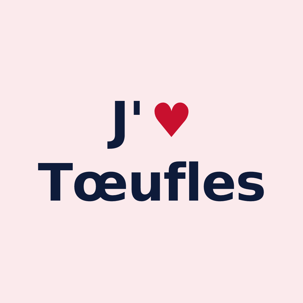 Magnet personnalisé Tœufles — design J'aime Tœufles