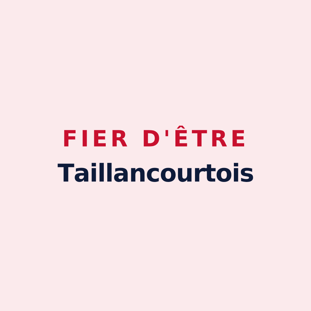 Magnet « Fier d'être Taillancourtois » — design pour Taillancourt