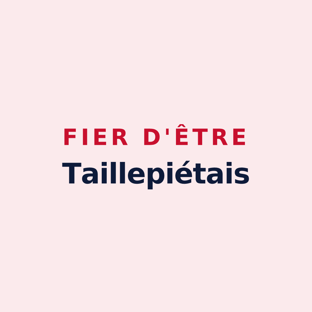 Magnet « Fier d'être Taillepiétais » — design pour Taillepied
