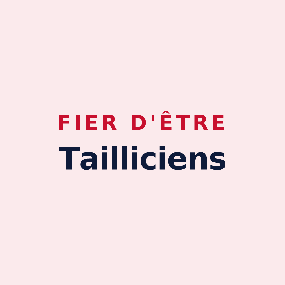 Magnet « Fier d'être Tailliciens » — design pour Tailly