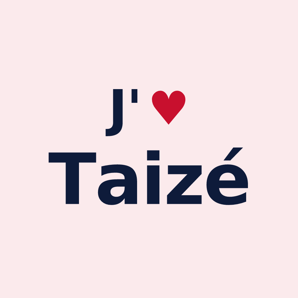 Magnet personnalisé Taizé — design J'aime Taizé