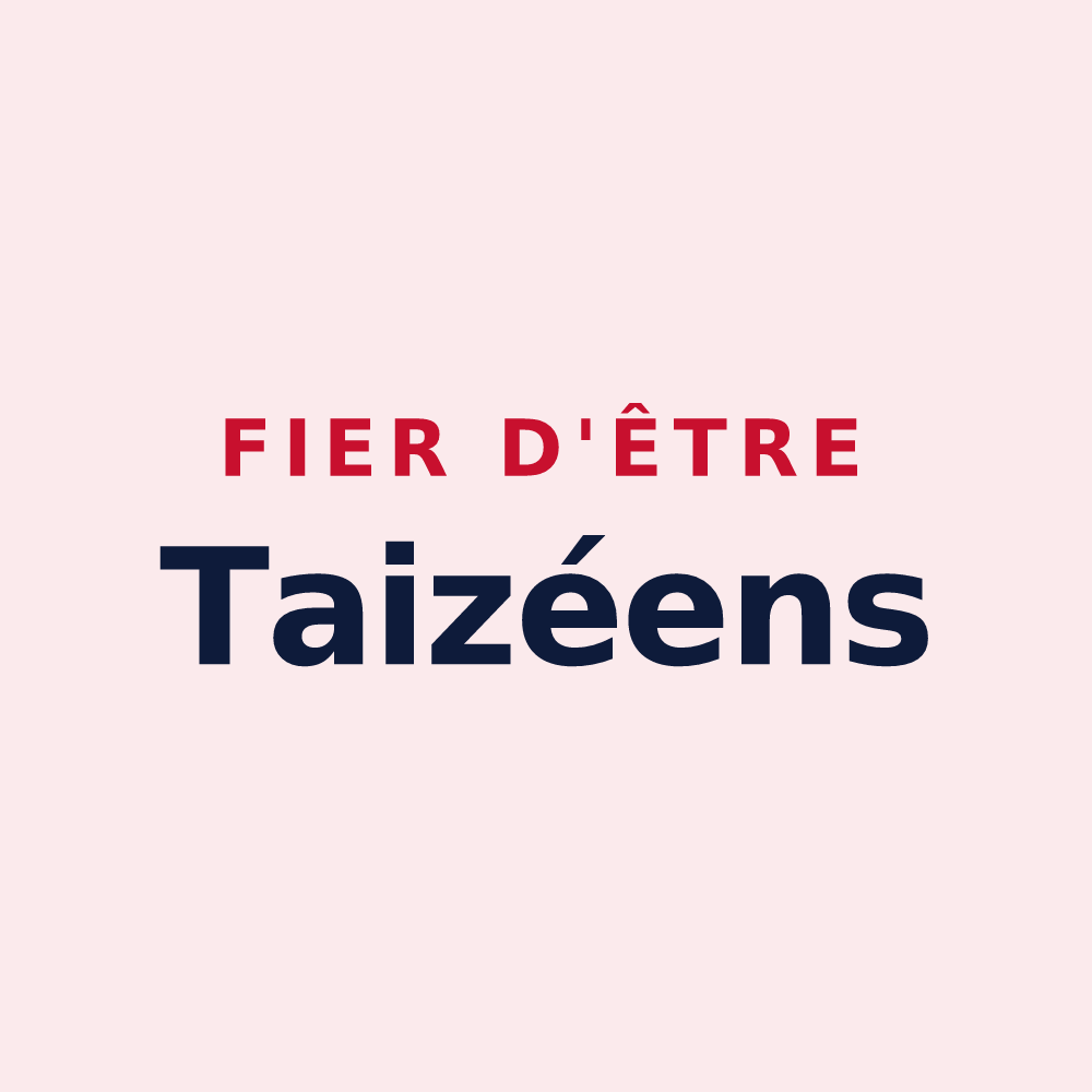 Magnet « Fier d'être Taizéens » — design pour Taizé