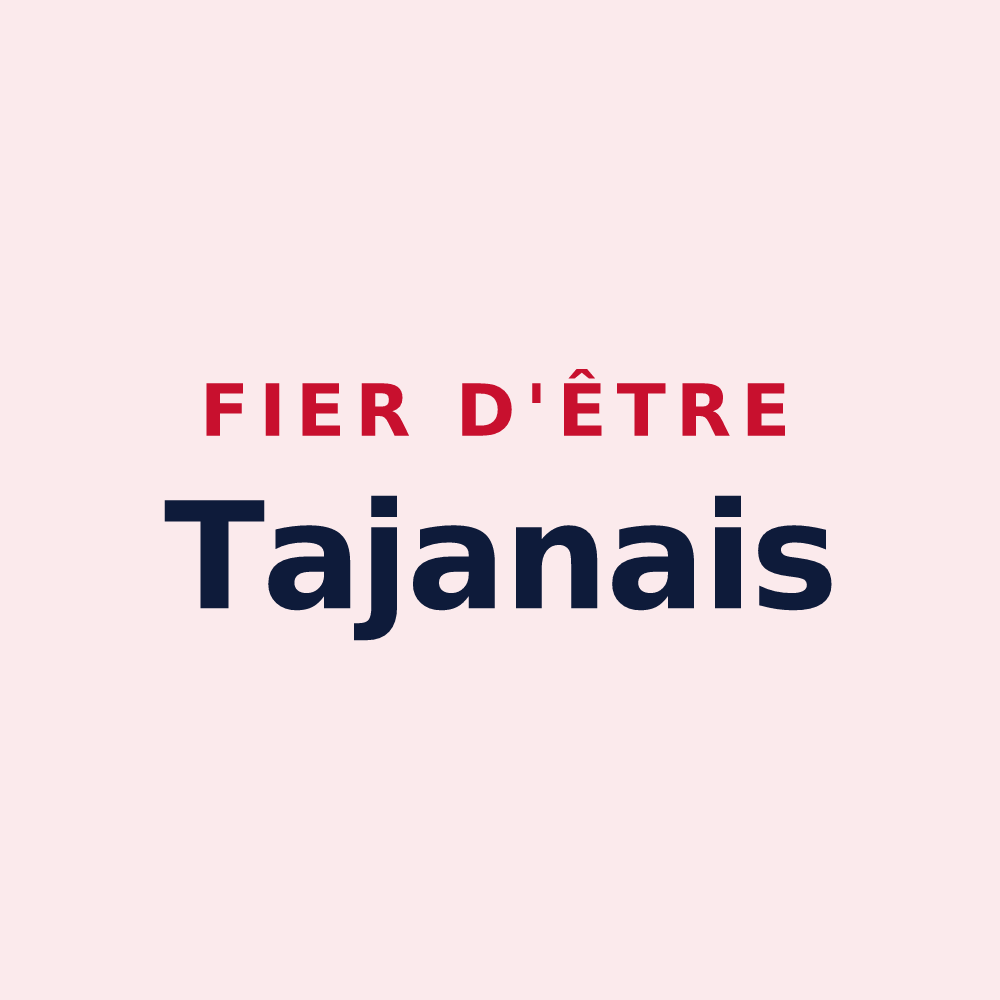 Magnet « Fier d'être Tajanais » — design pour Tajan