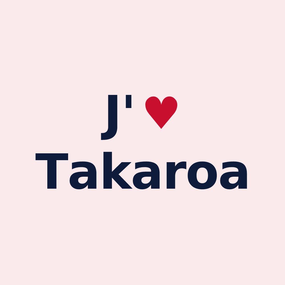 Magnet personnalisé Takaroa — design J'aime Takaroa