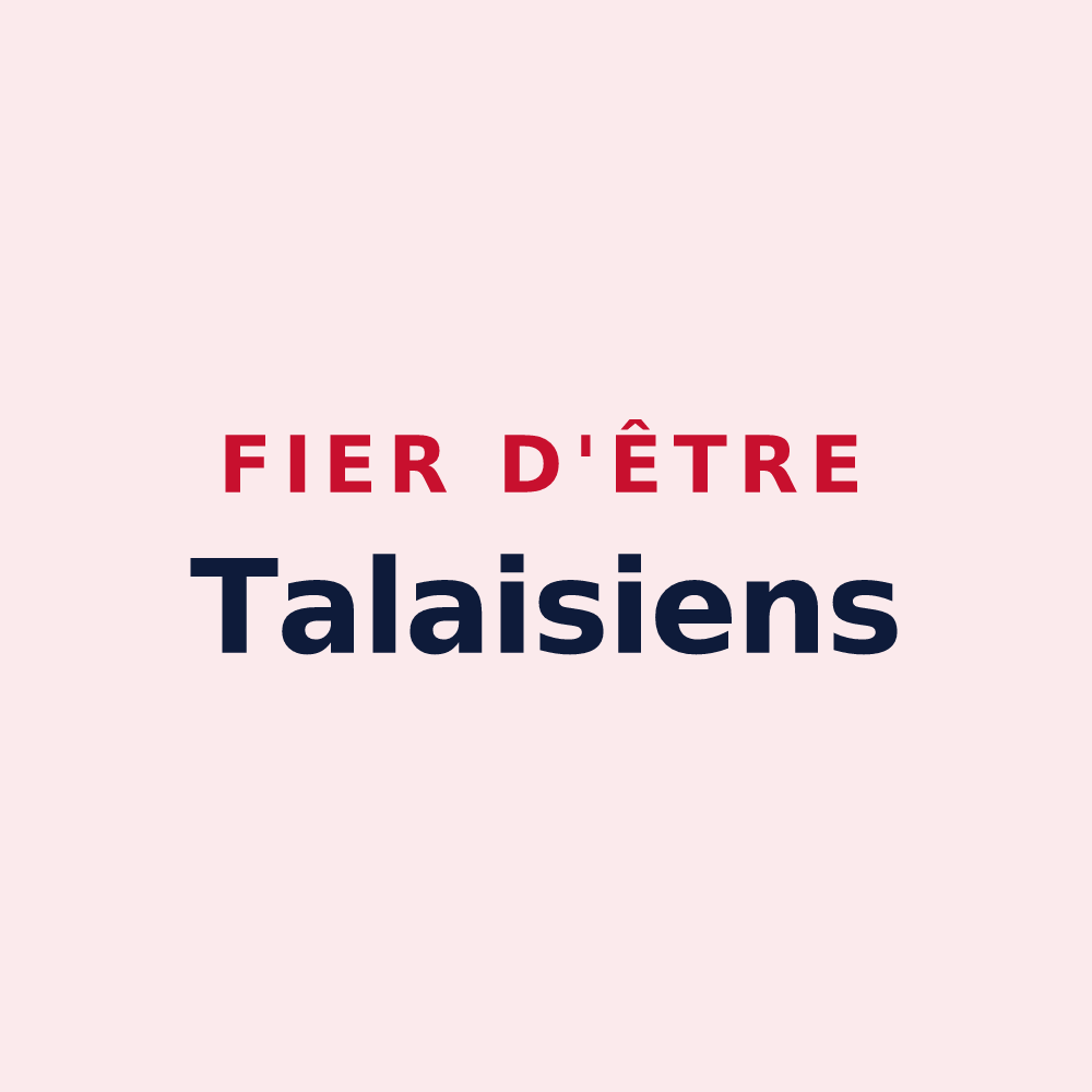 Magnet « Fier d'être Talaisiens » — design pour Talais