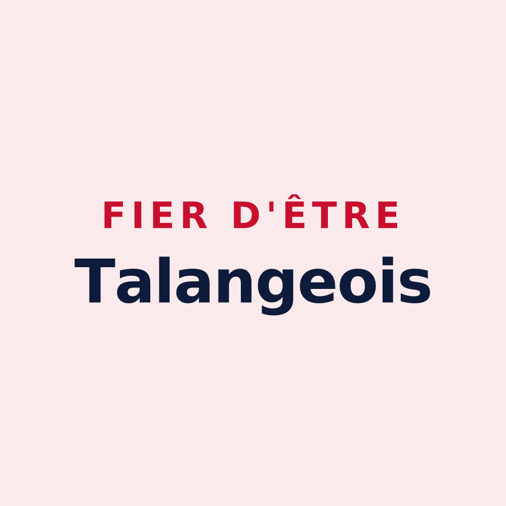 Magnet « Fier d'être Talangeois » — design pour Talange