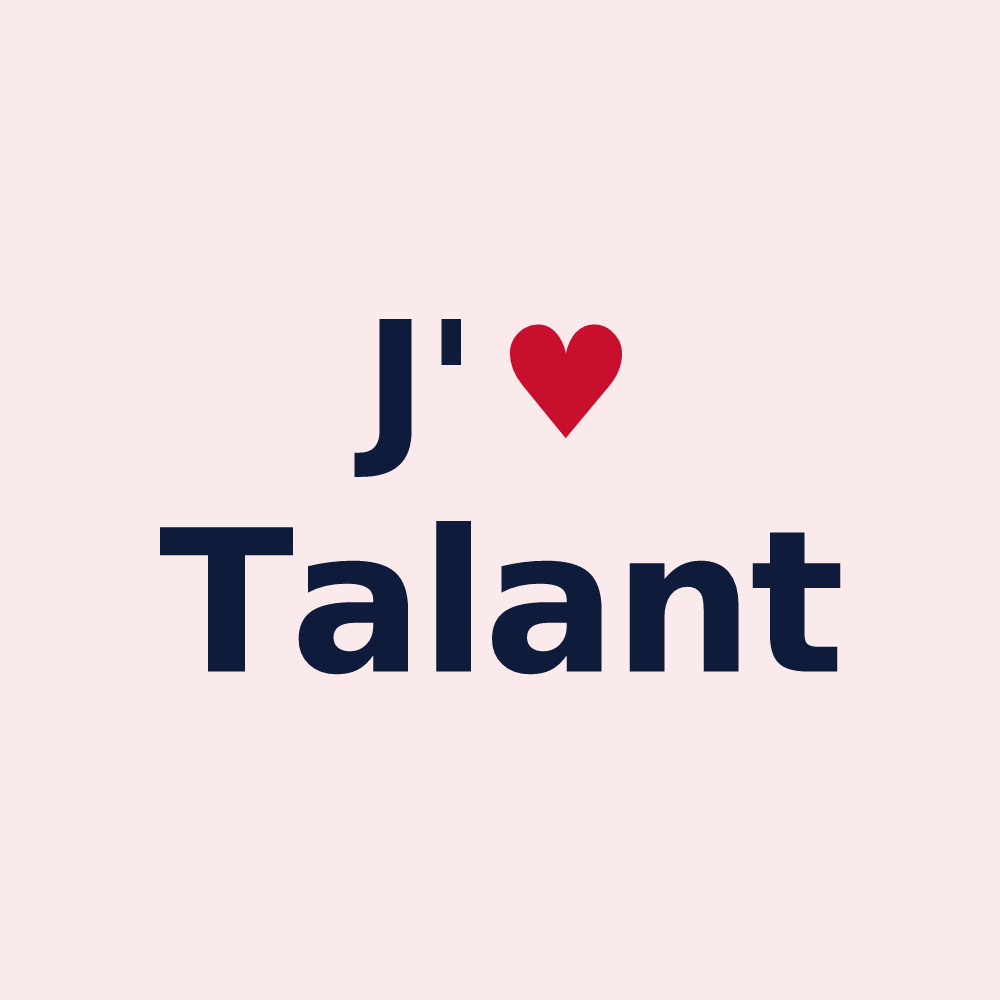 Magnet personnalisé Talant — design J'aime Talant