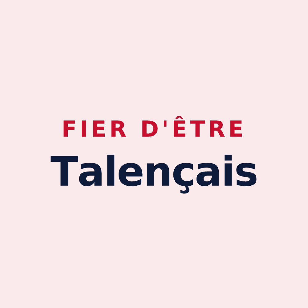 Magnet « Fier d'être Talençais » — design pour Talence