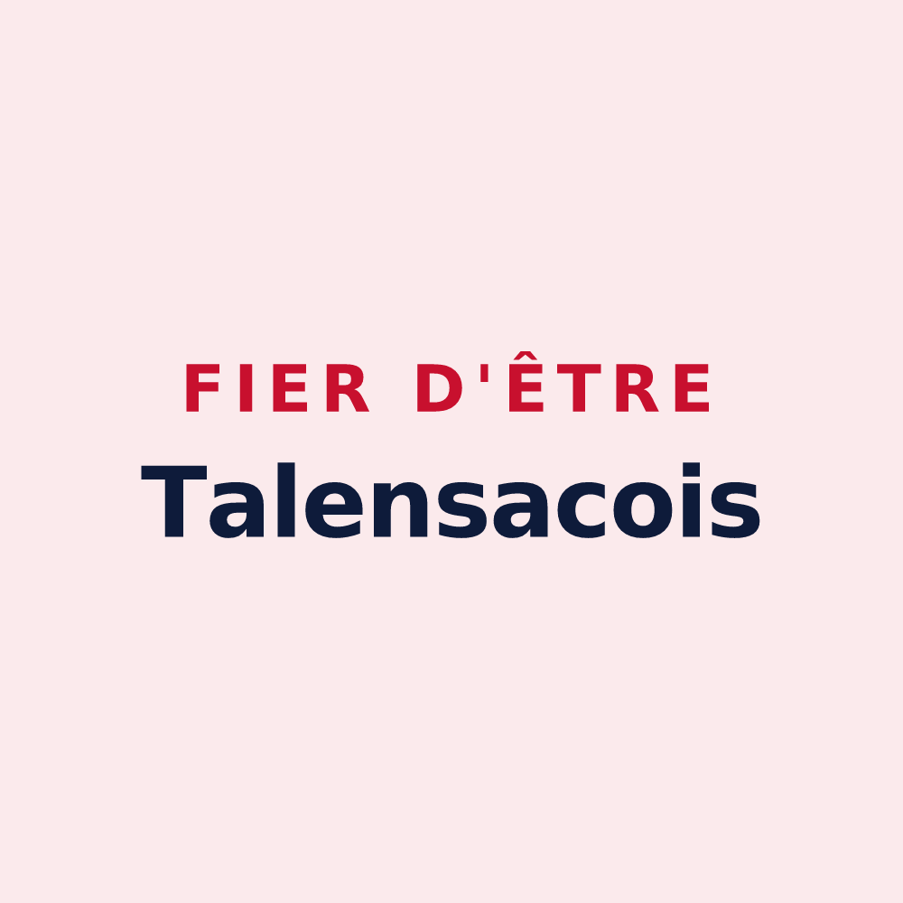 Magnet « Fier d'être Talensacois » — design pour Talensac