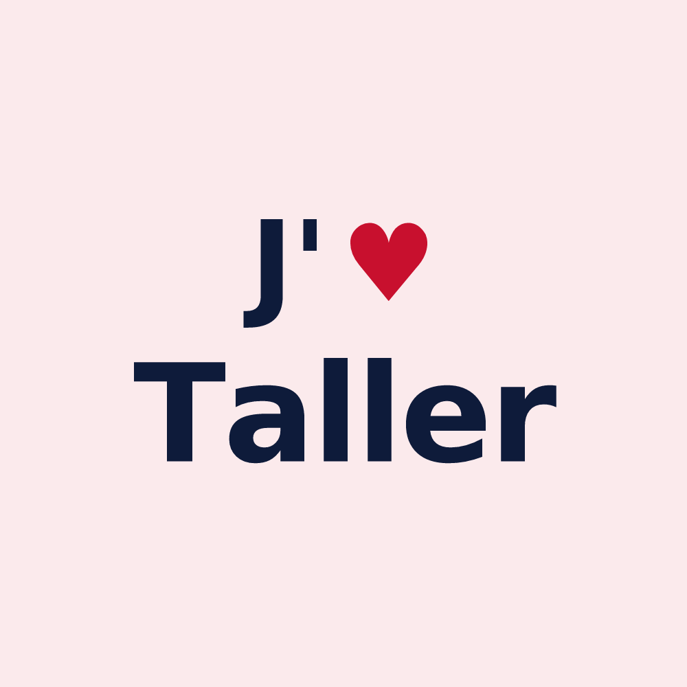 Magnet personnalisé Taller — design J'aime Taller