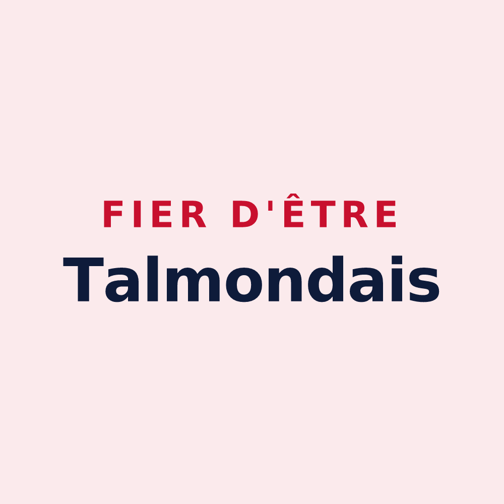 Magnet « Fier d'être Talmondais » — design pour Talmont-Saint-Hilaire