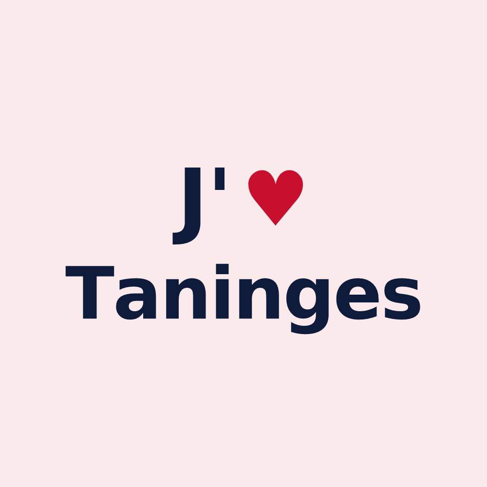 Magnet personnalisé Taninges — design J'aime Taninges