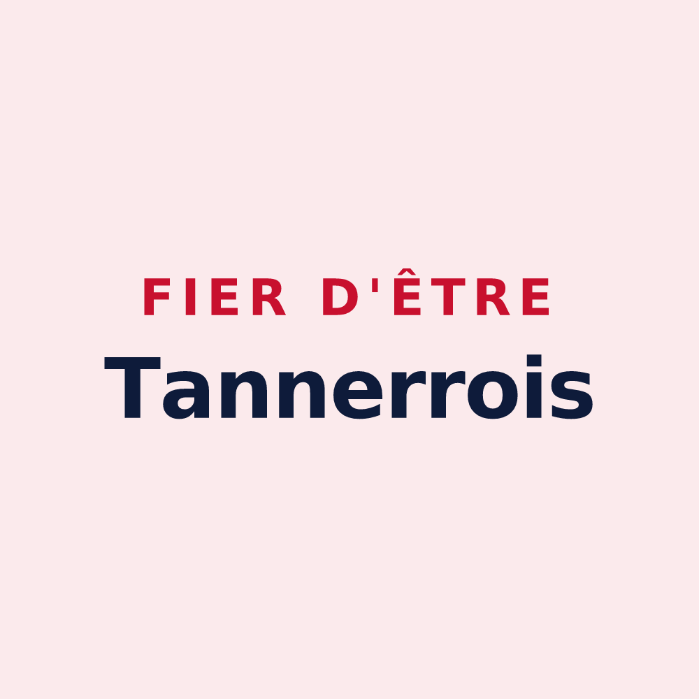 Magnet « Fier d'être Tannerrois » — design pour Tannerre-en-Puisaye
