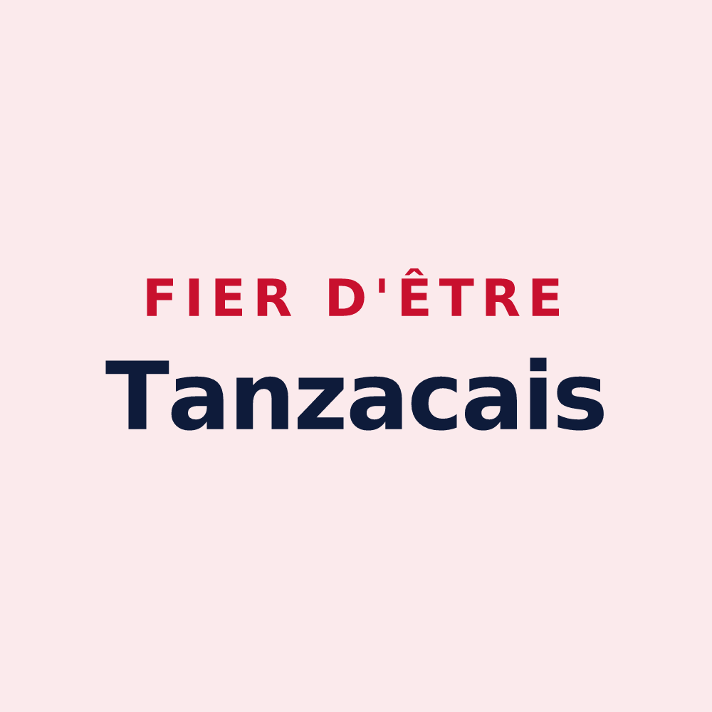 Magnet « Fier d'être Tanzacais » — design pour Tanzac