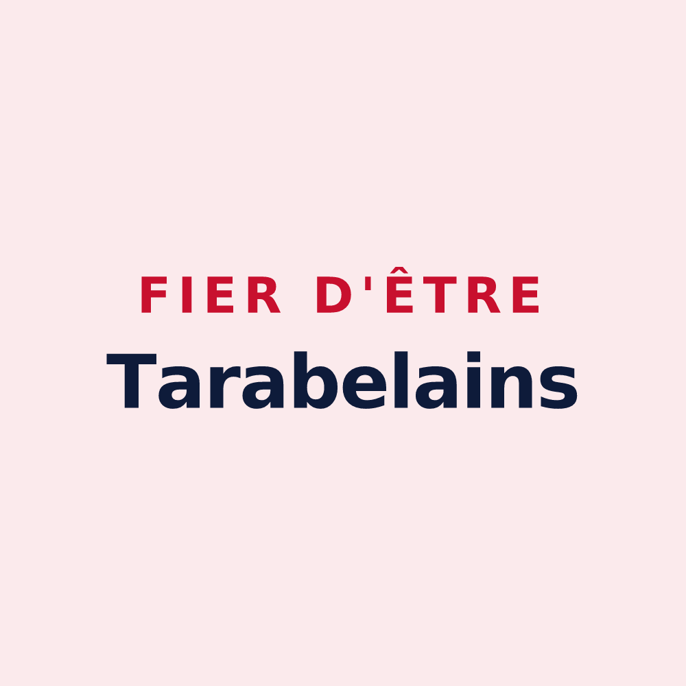 Magnet « Fier d'être Tarabelains » — design pour Tarabel