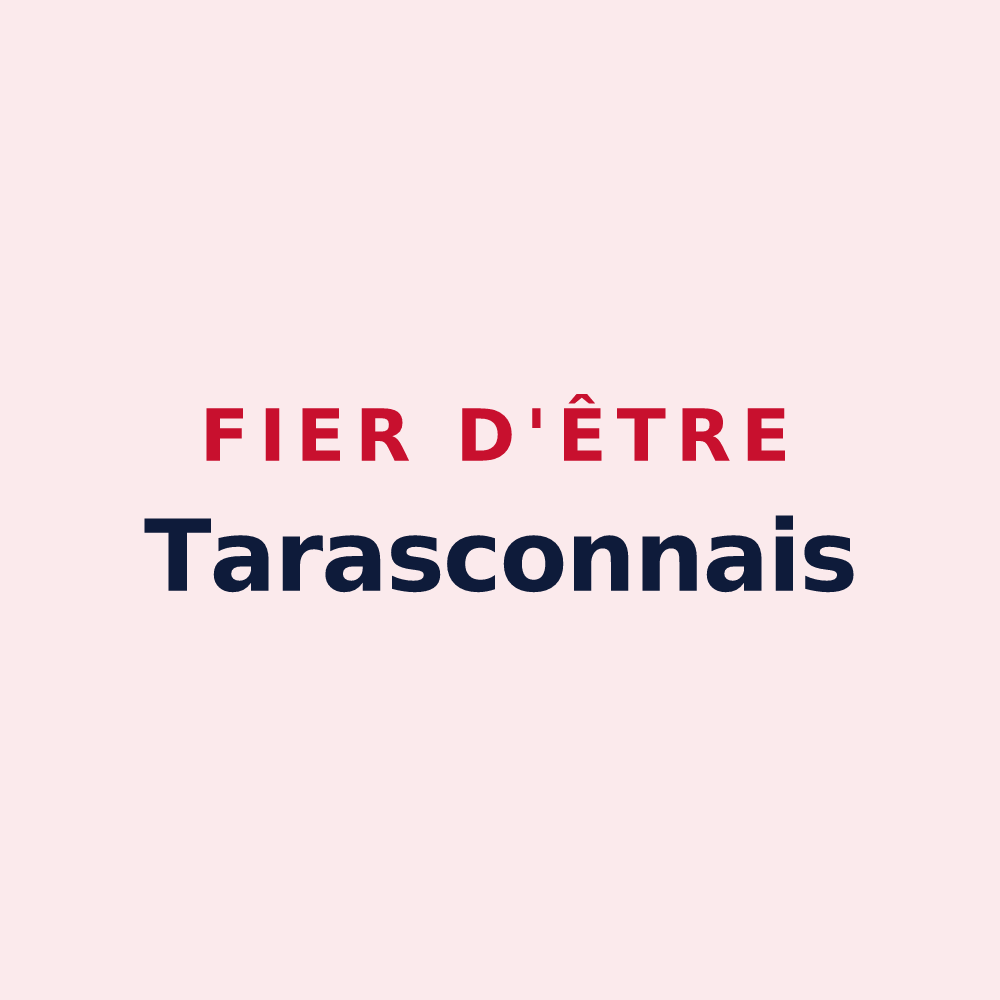 Magnet « Fier d'être Tarasconnais » — design pour Tarascon-sur-Ariège