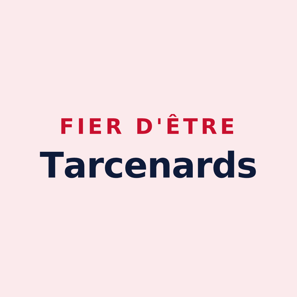 Magnet « Fier d'être Tarcenards » — design pour Tarcenay-Foucherans