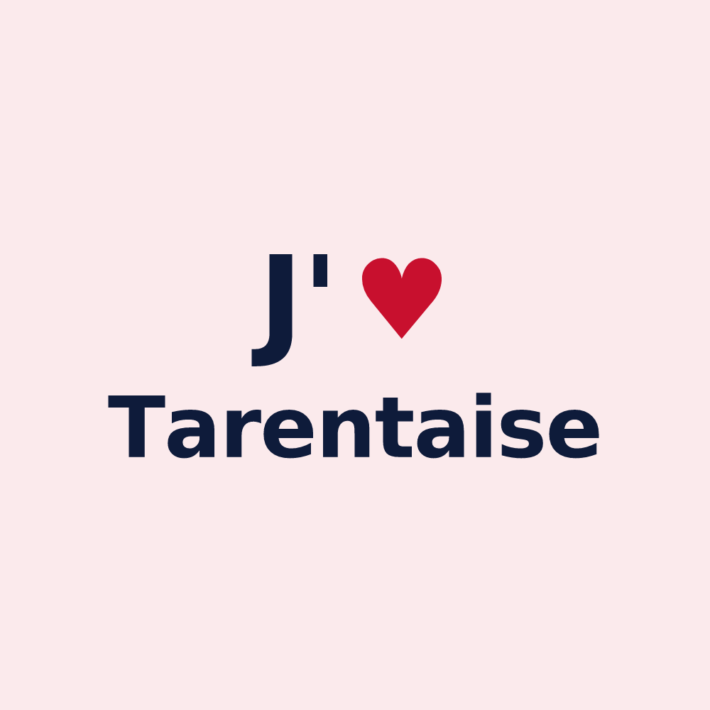 Magnet personnalisé Tarentaise — design J'aime Tarentaise