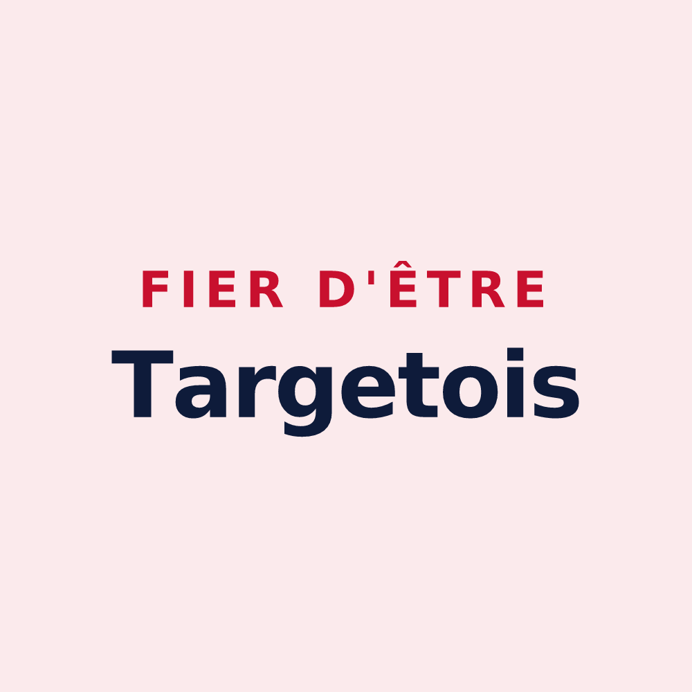 Magnet « Fier d'être Targetois » — design pour Target