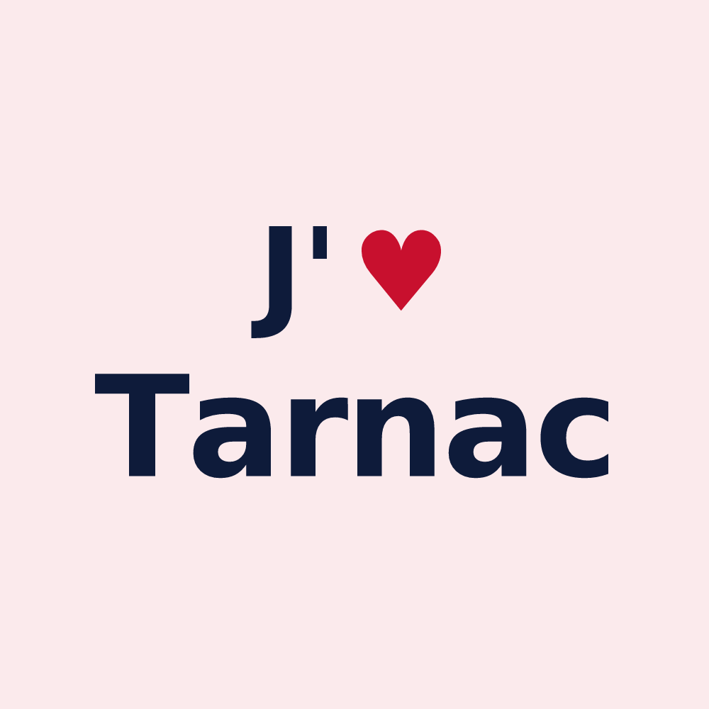 Magnet personnalisé Tarnac — design J'aime Tarnac