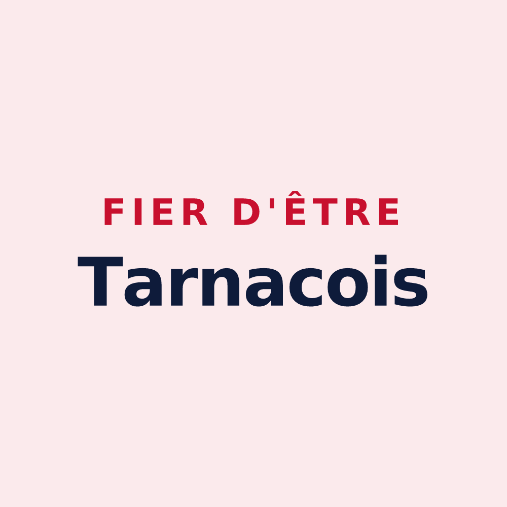 Magnet « Fier d'être Tarnacois » — design pour Tarnac