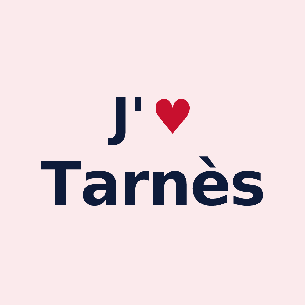 Magnet personnalisé Tarnès — design J'aime Tarnès