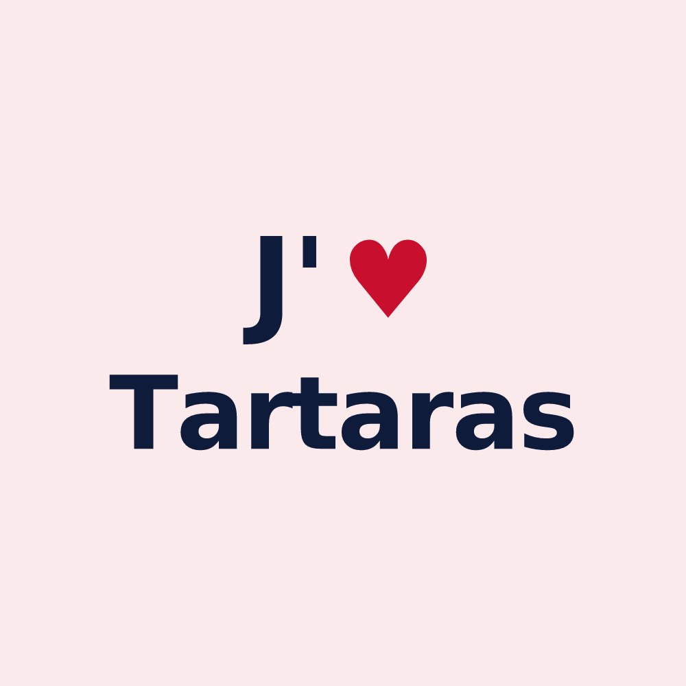 Magnet personnalisé Tartaras — design J'aime Tartaras