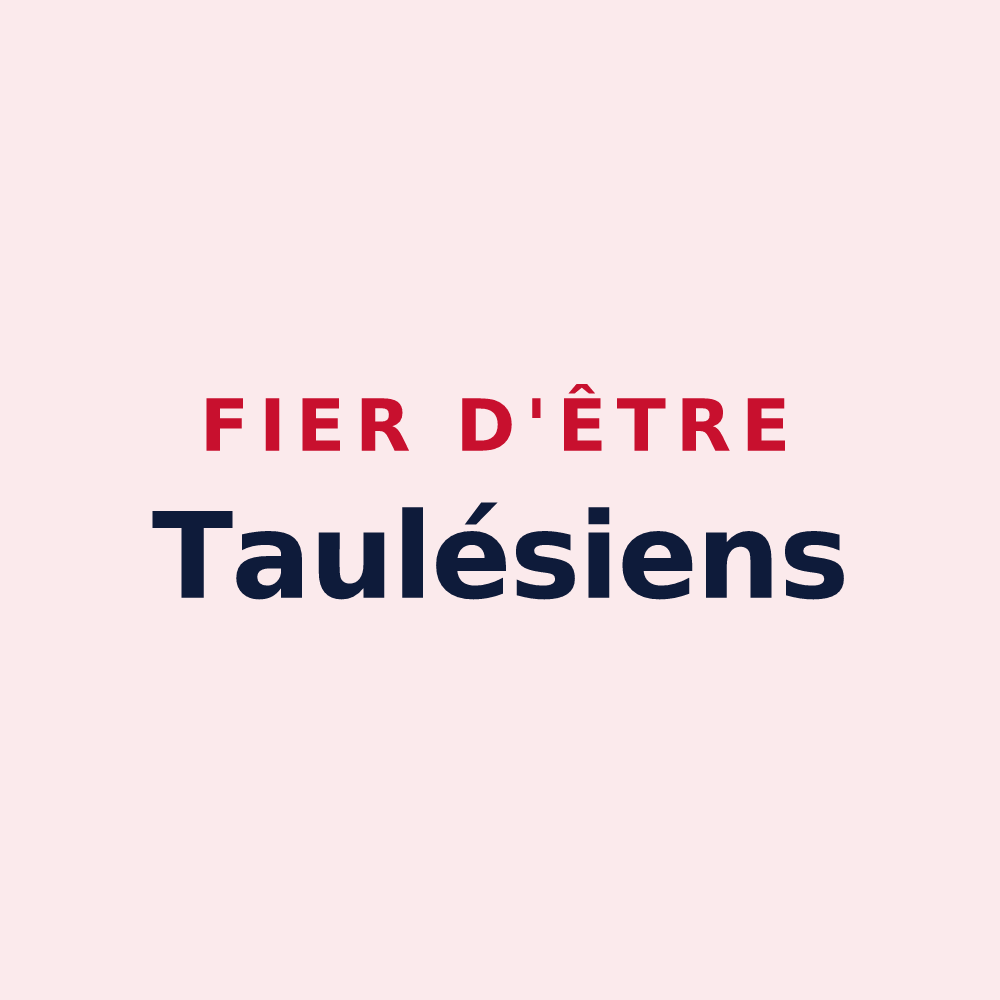 Magnet « Fier d'être Taulésiens » — design pour Taulé