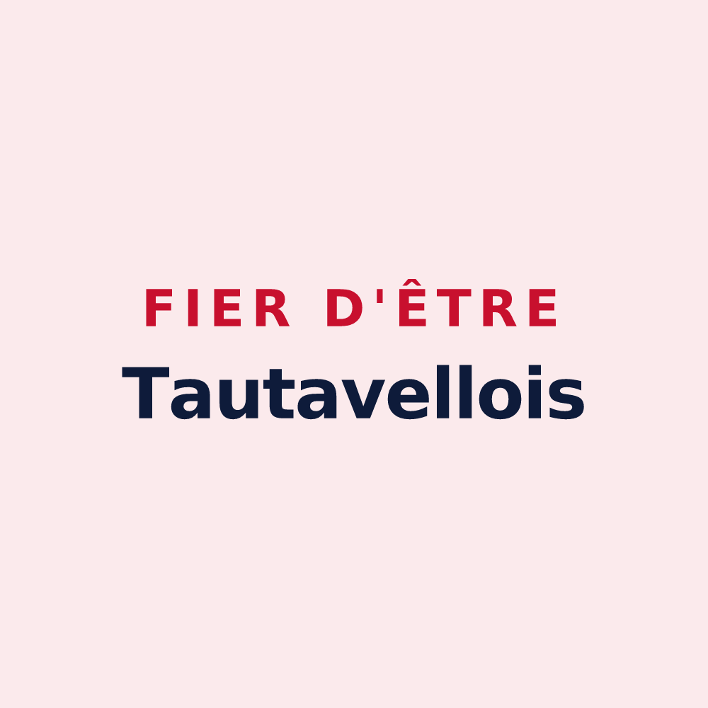 Magnet « Fier d'être Tautavellois » — design pour Tautavel