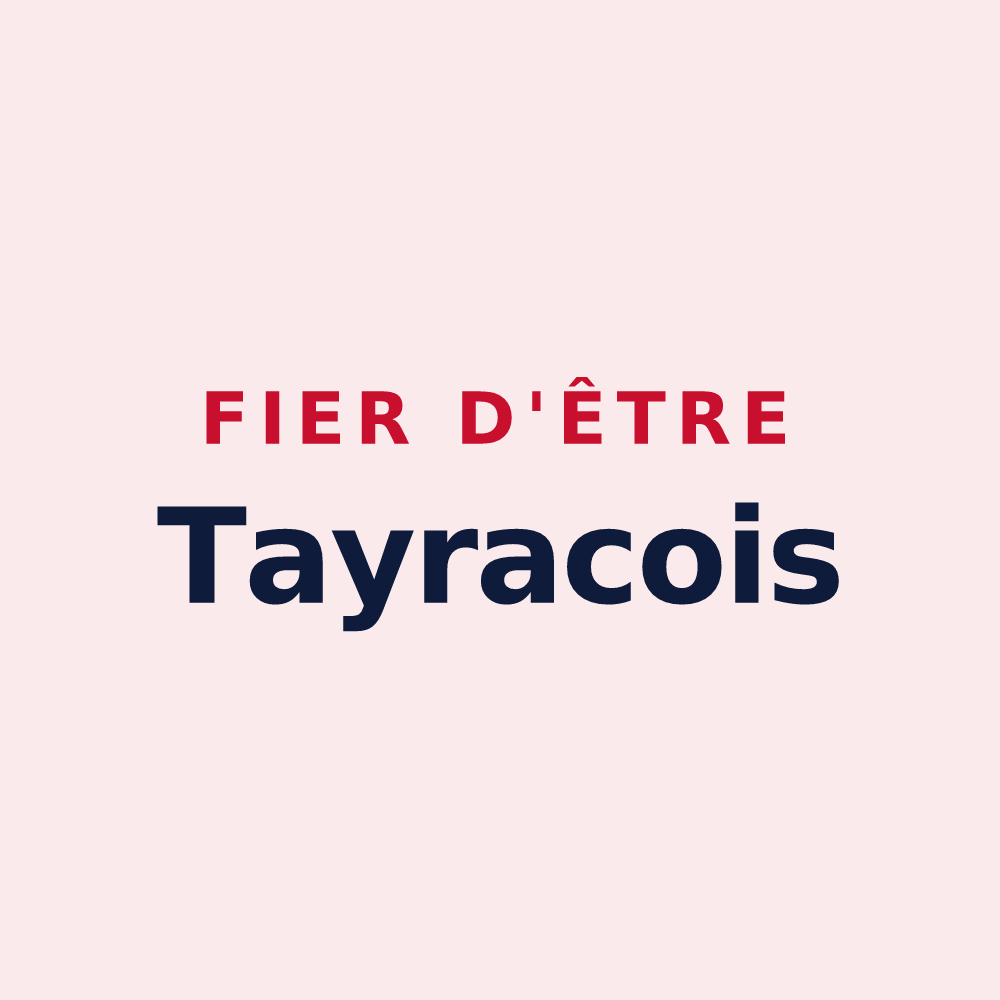 Magnet « Fier d'être Tayracois » — design pour Tayrac