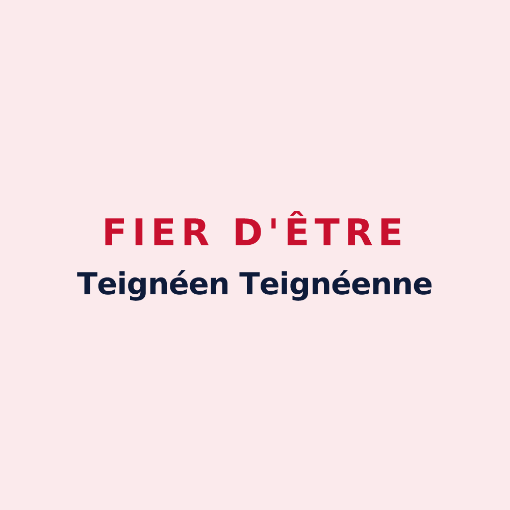 Magnet « Fier d'être Teignéen 
Teignéenne » — design pour Teigny