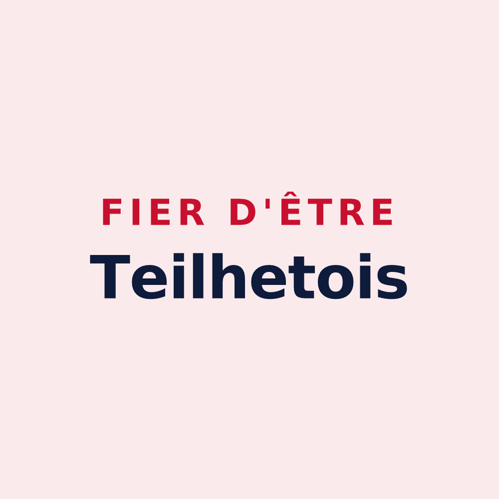 Magnet « Fier d'être Teilhetois » — design pour Teilhet