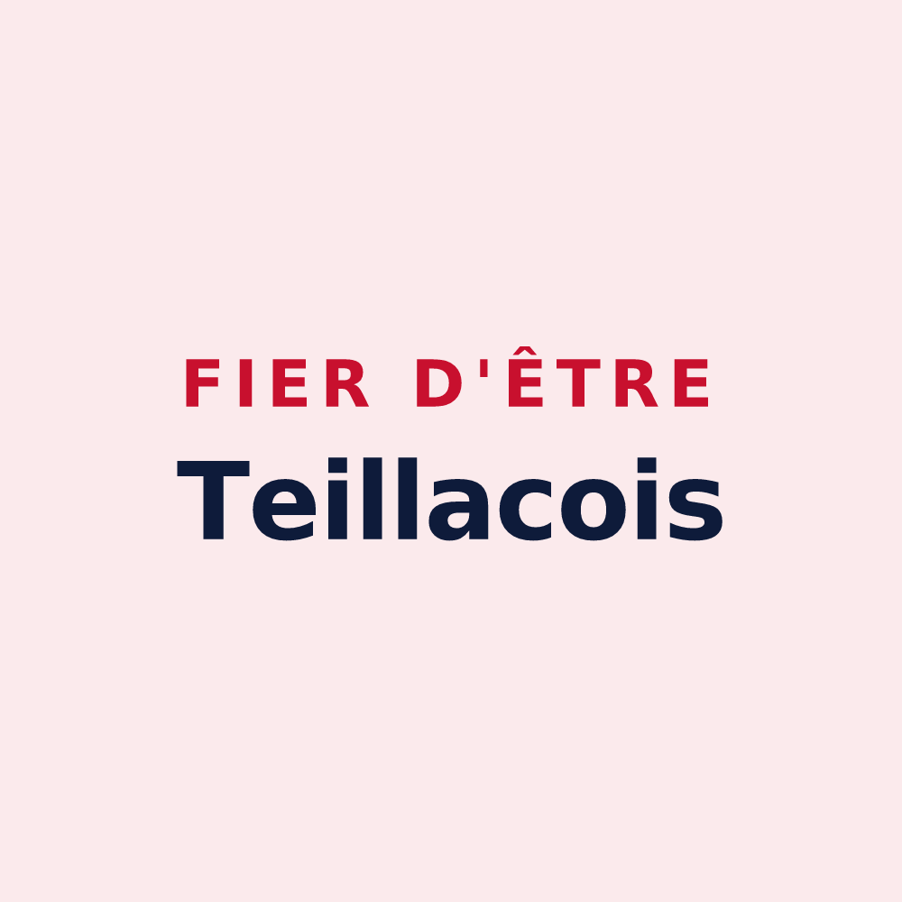 Magnet « Fier d'être Teillacois » — design pour Teillay