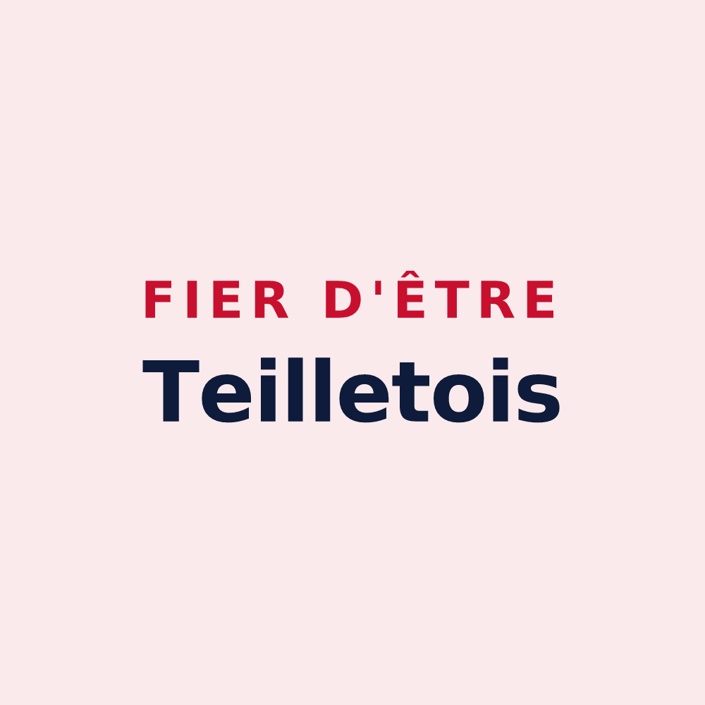 Magnet « Fier d'être Teilletois » — design pour Teillet