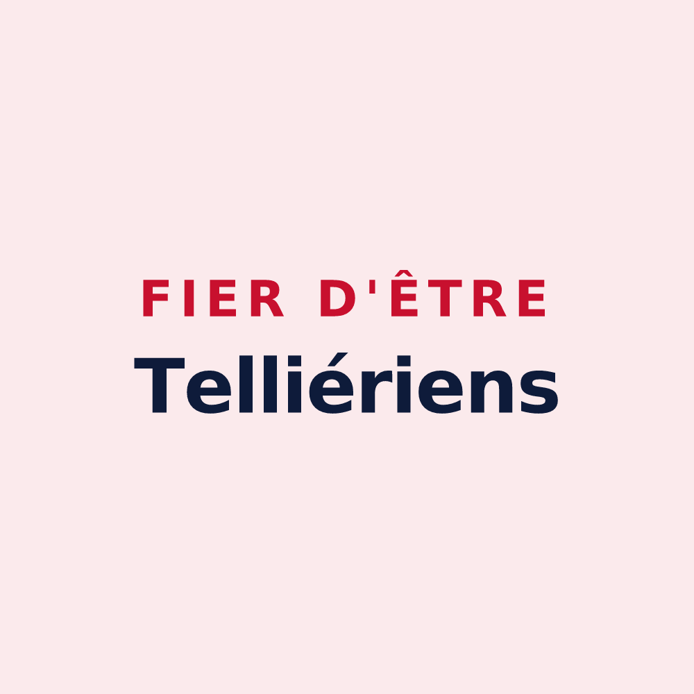 Magnet « Fier d'être Telliériens » — design pour Tellières-le-Plessis
