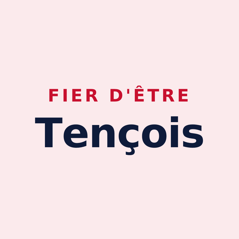 Magnet « Fier d'être Tençois » — design pour Tence