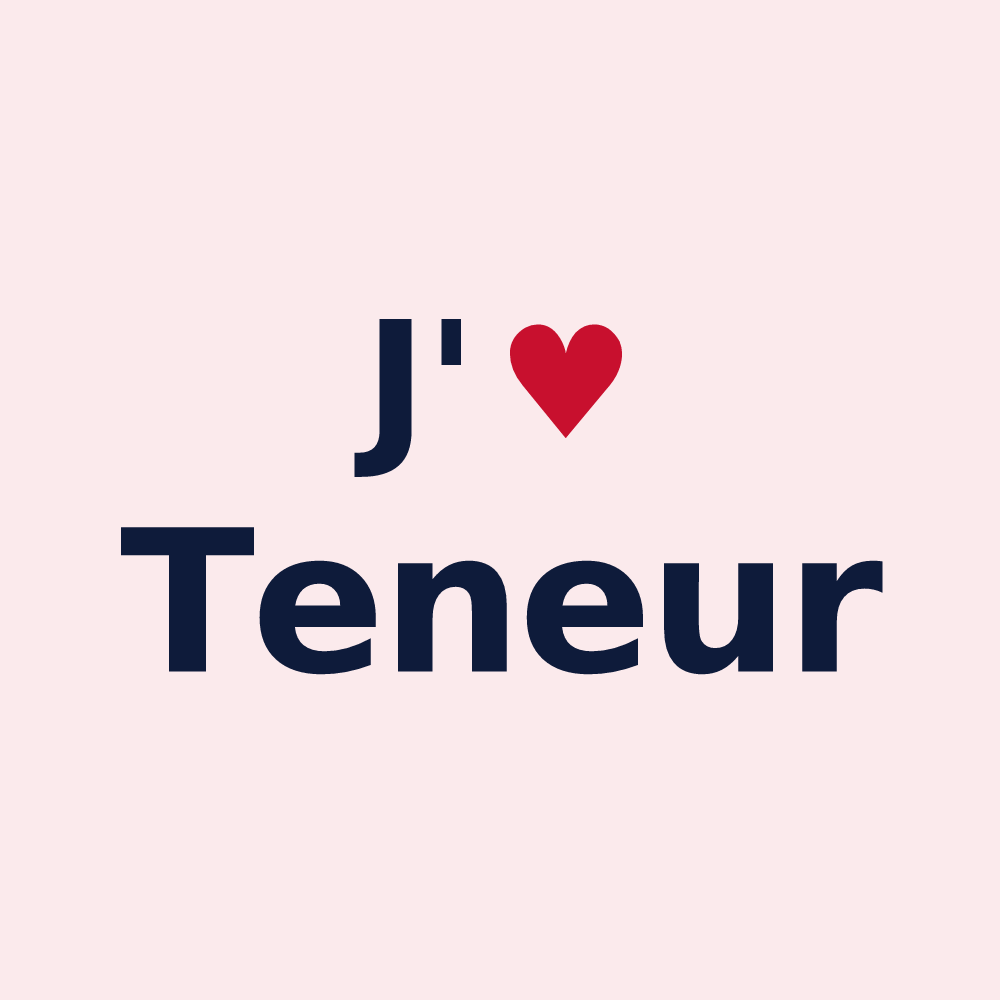 Magnet personnalisé Teneur — design J'aime Teneur