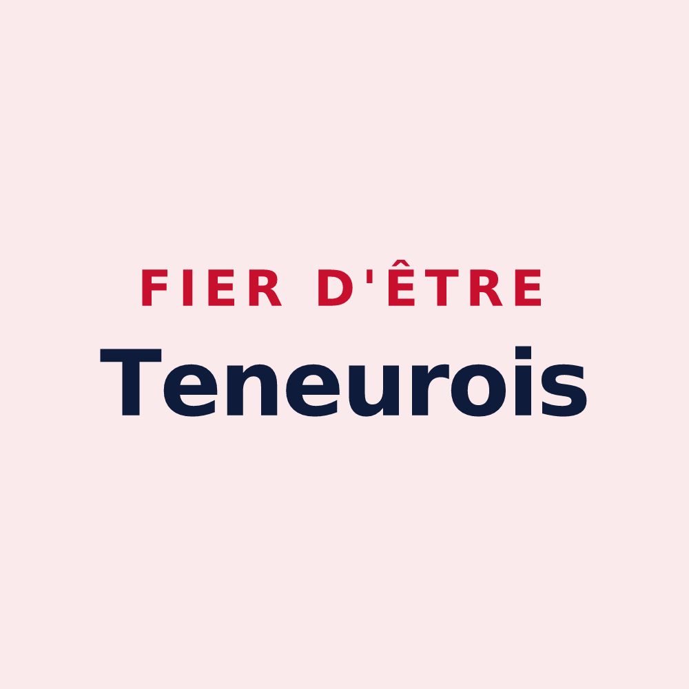 Magnet « Fier d'être Teneurois » — design pour Teneur