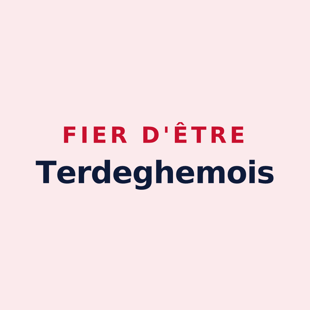 Magnet « Fier d'être Terdeghemois » — design pour Terdeghem
