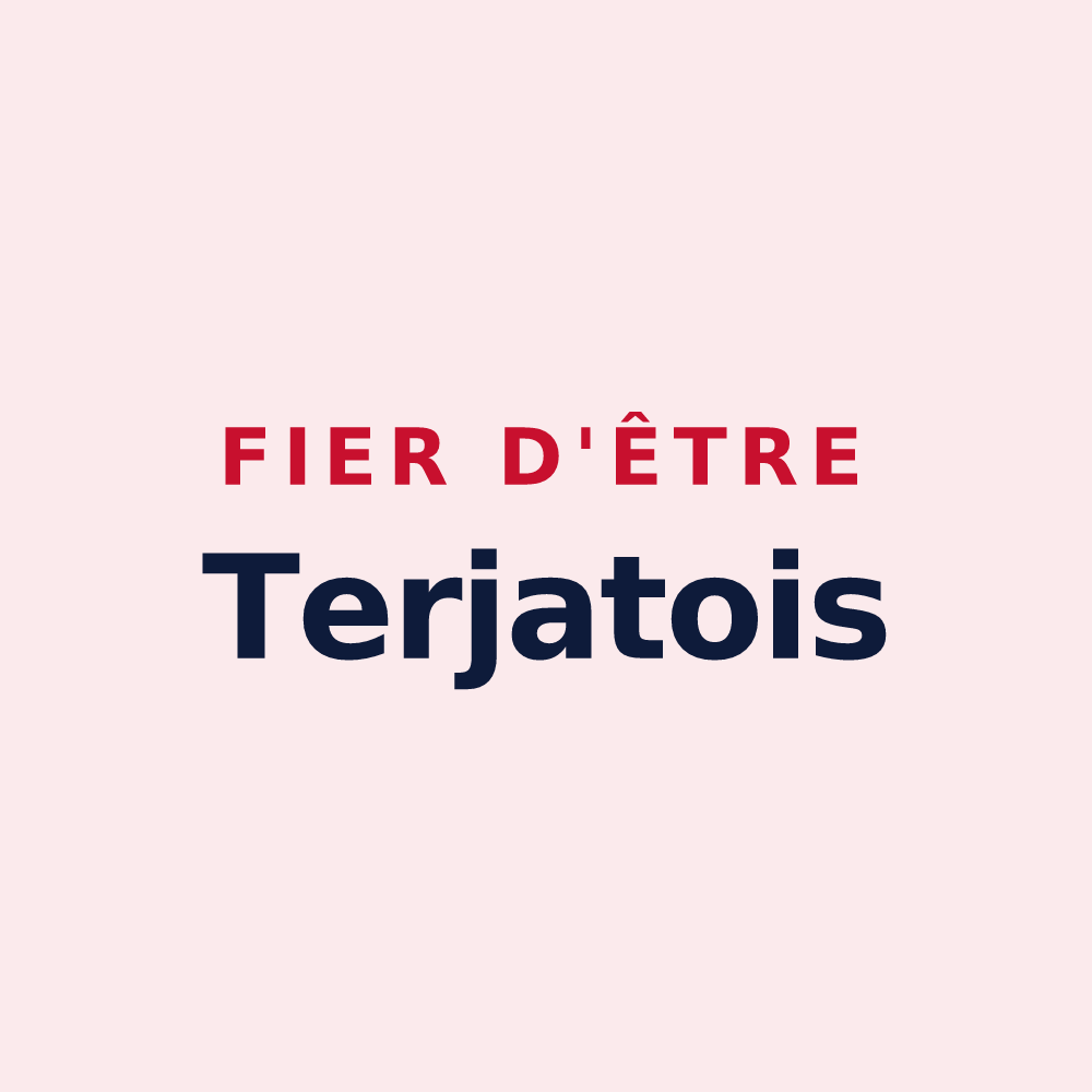 Magnet « Fier d'être Terjatois » — design pour Terjat