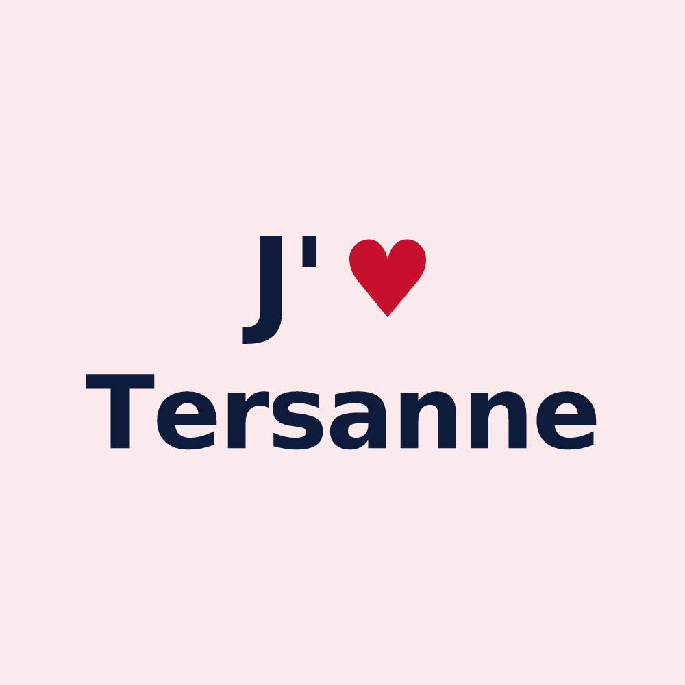 Magnet personnalisé Tersanne — design J'aime Tersanne