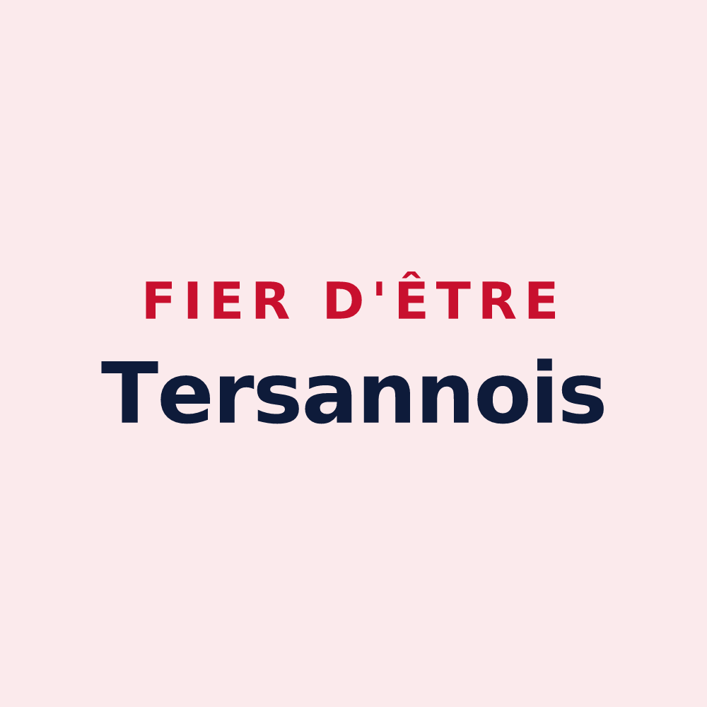Magnet « Fier d'être Tersannois » — design pour Tersanne