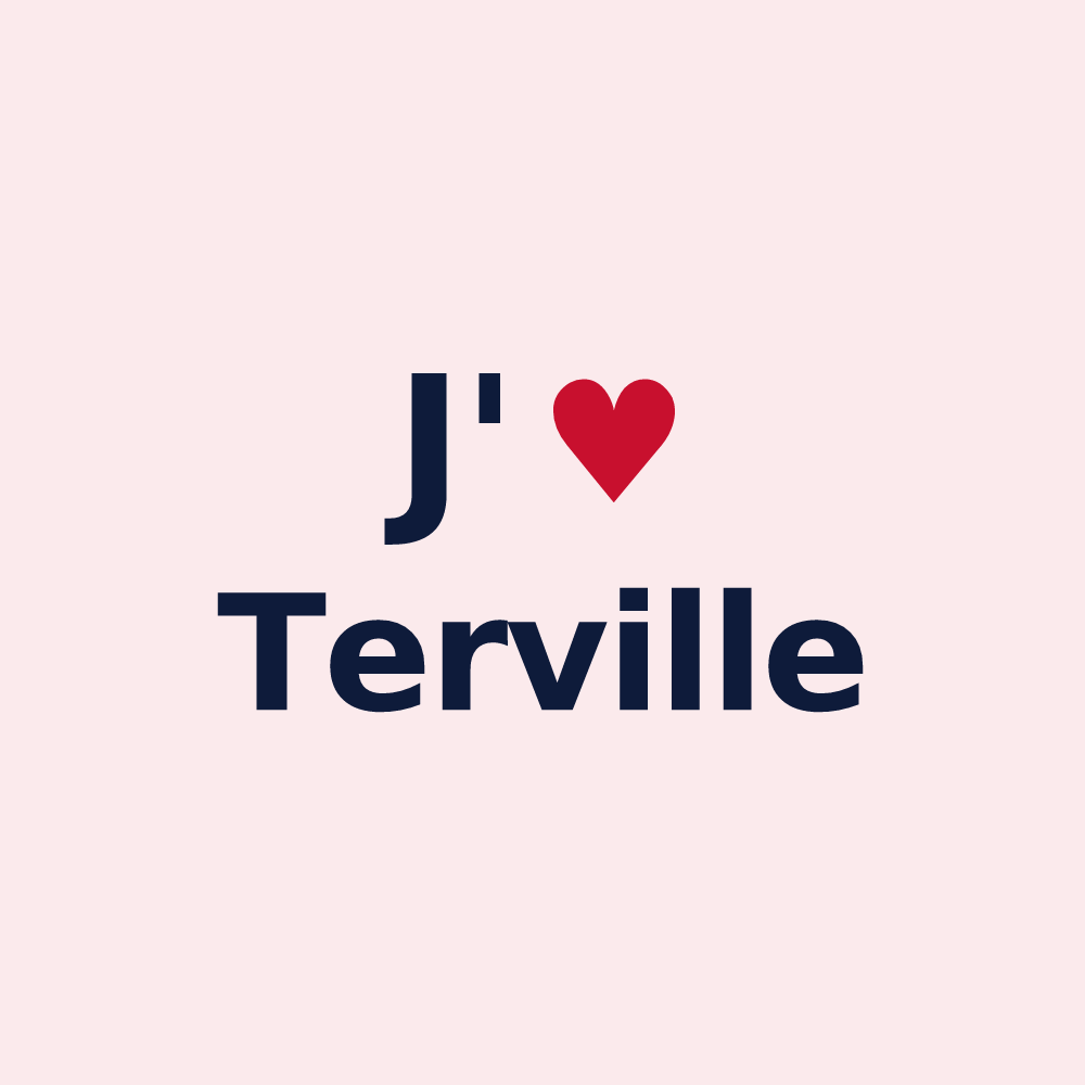 Magnet personnalisé Terville — design J'aime Terville