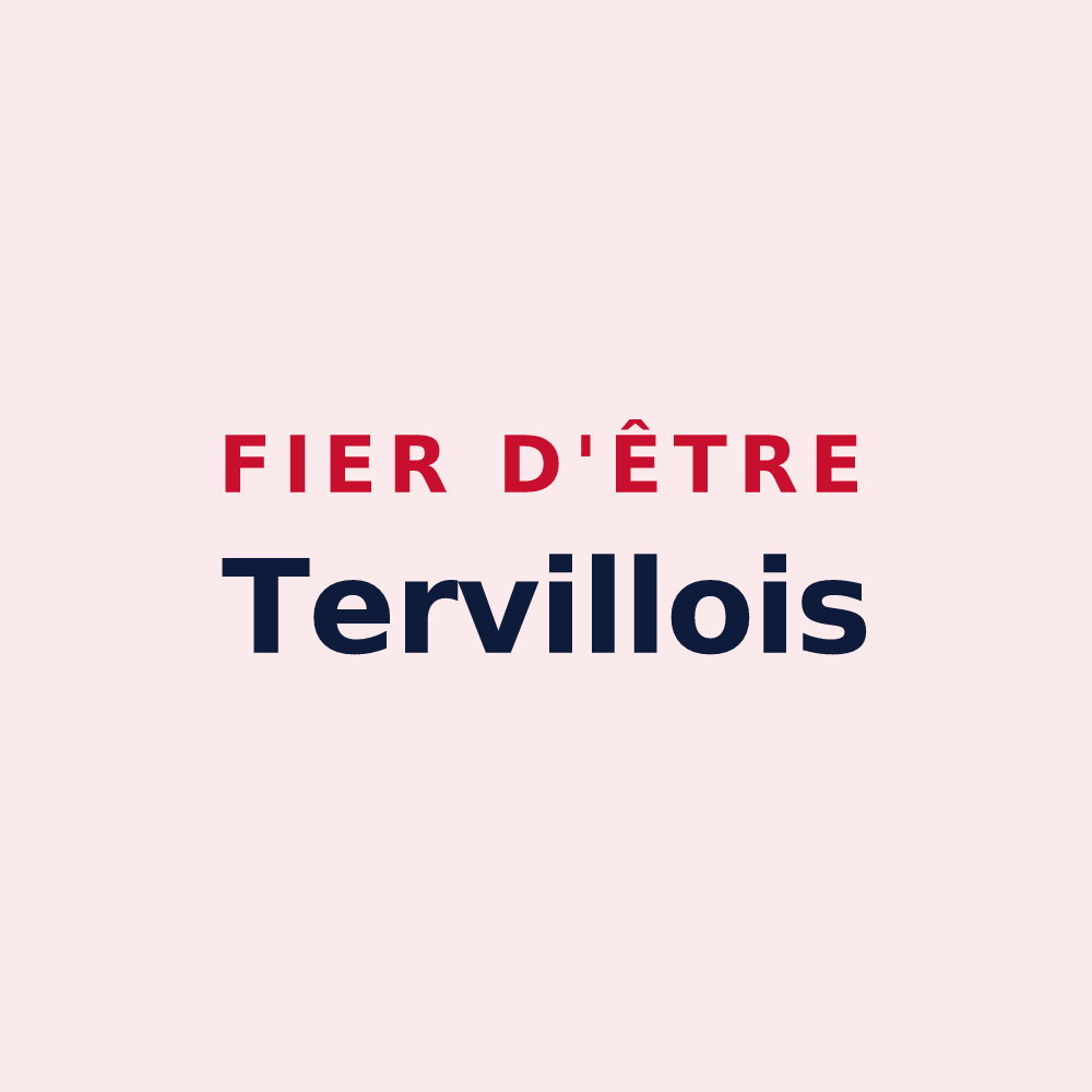 Magnet « Fier d'être Tervillois » — design pour Terville