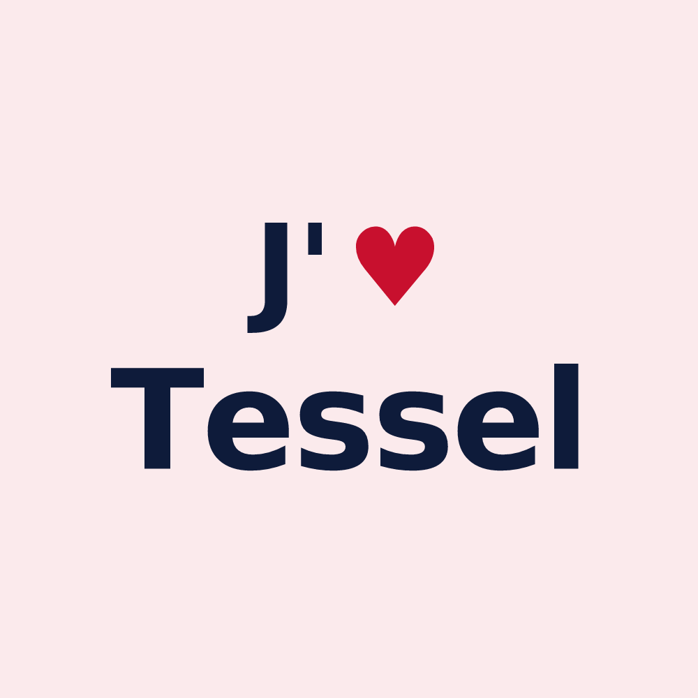 Magnet personnalisé Tessel — design J'aime Tessel