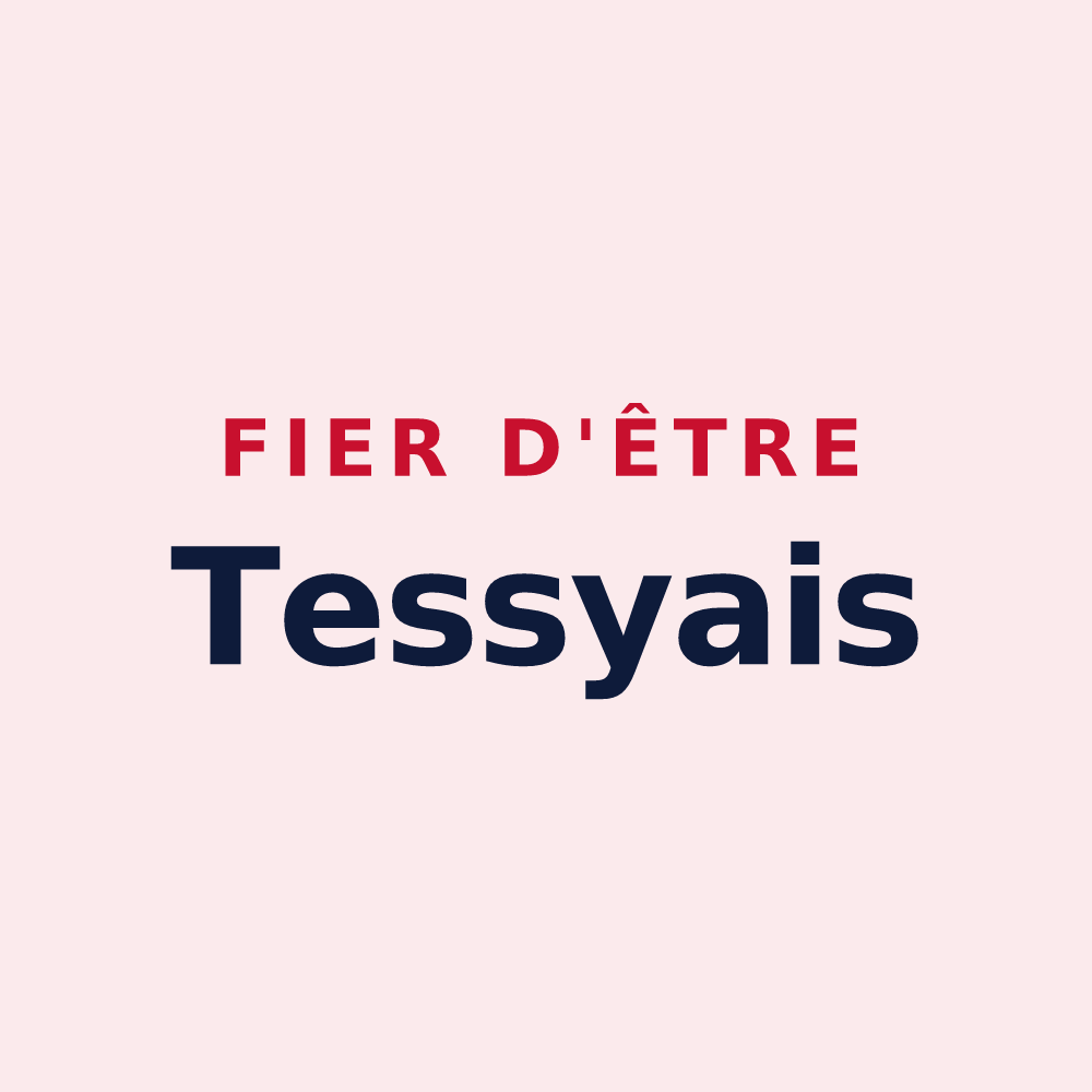 Magnet « Fier d'être Tessyais » — design pour Tessy-Bocage