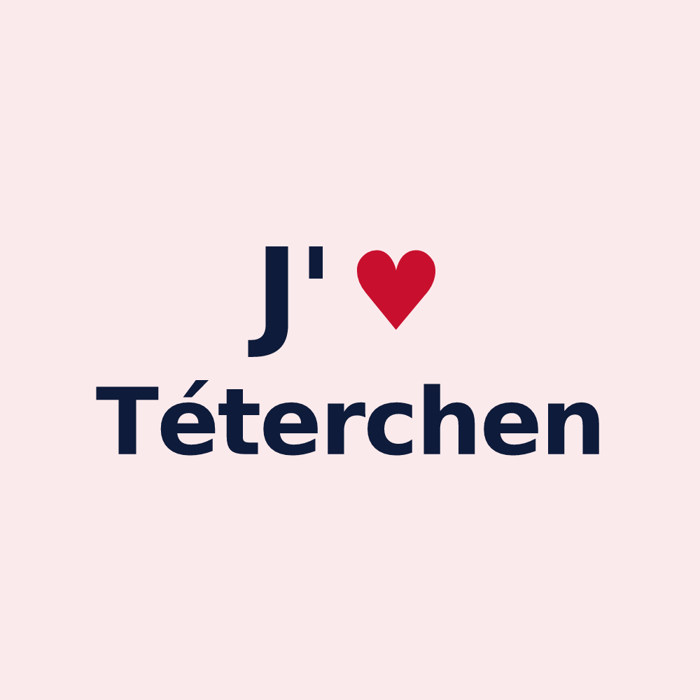 Magnet personnalisé Téterchen — design J'aime Téterchen
