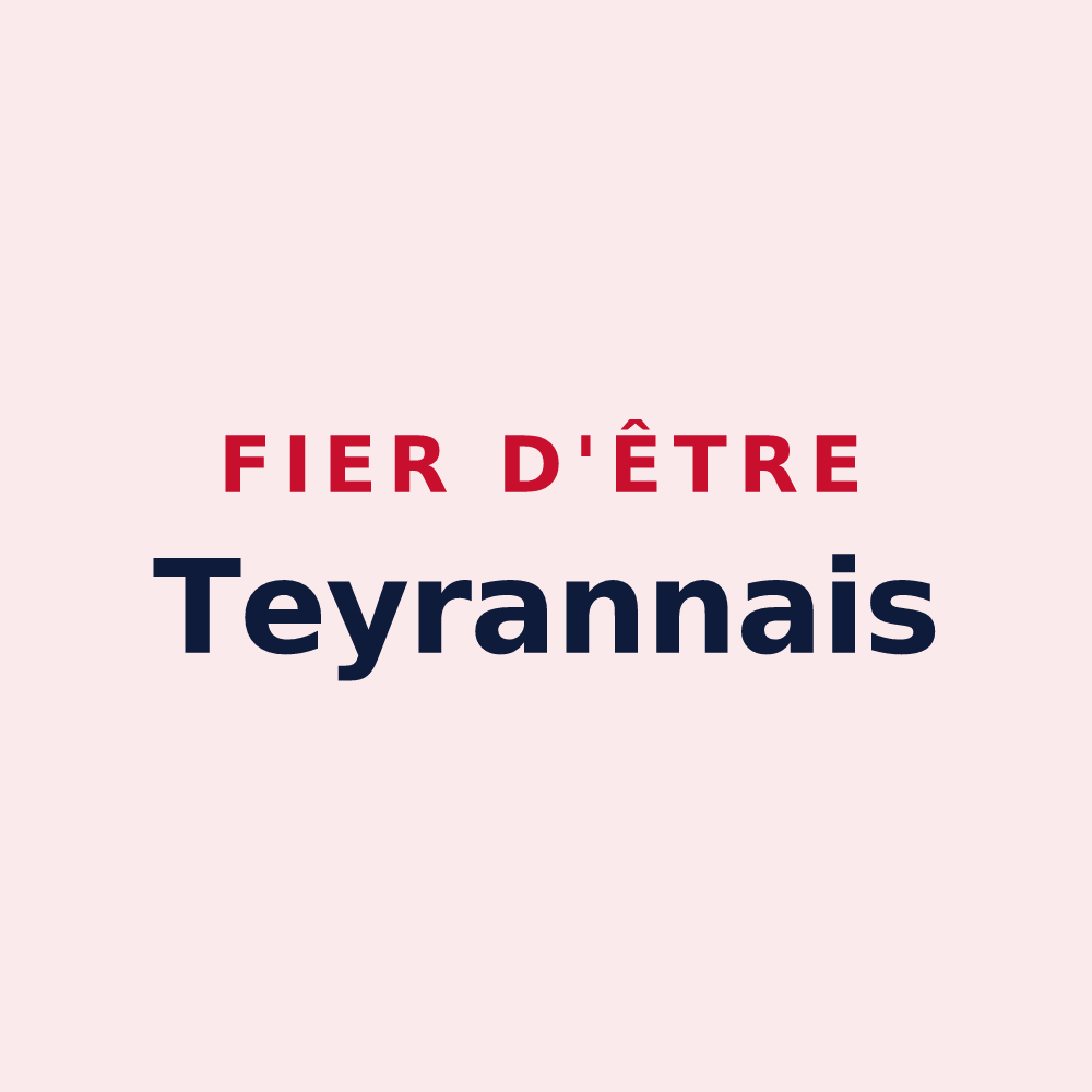 Magnet « Fier d'être Teyrannais » — design pour Teyran