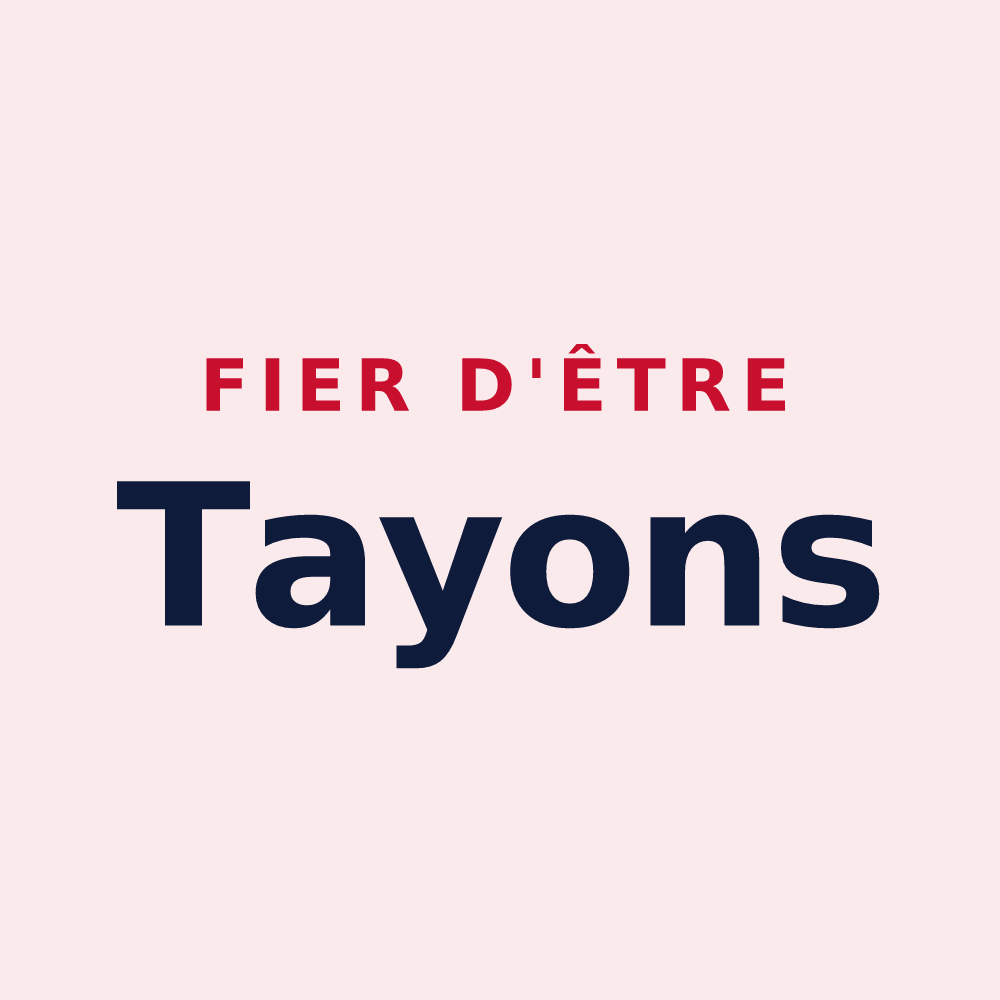 Magnet « Fier d'être Tayons » — design pour Thaas